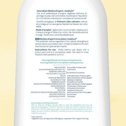 Biolane Expert Organic Oleo-Limestone Liniment 500Ml