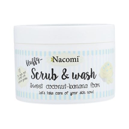 Nacomi Natural Scrub And Wash Sweet Coconut Banana Foam 180Ml