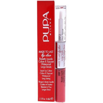 Pupa Milano Made To Last Lip Duo 008 Miami Pink For Women 0.13 Oz