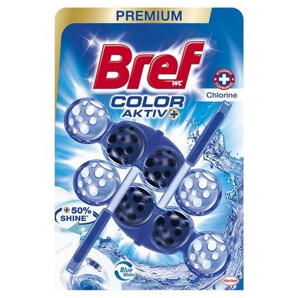 Bref Toilet Block 2X50G Color Activ Chlorine