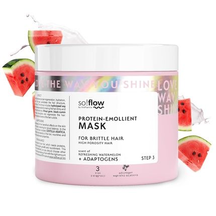 So!Flow Hair Mask For Porosity Regeneration With Centella Asiatica Extract - Repairs Damage For Luxurious, Resilient Hair