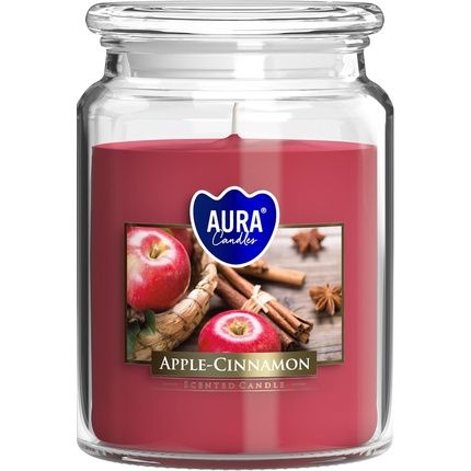 Bispol Large Scented Candle In Glass With Lid 100 Hours Burning Time 9.9Cm Diameter