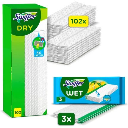 Swiffer Floor Mop With 102 Dry Floor Cloths