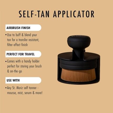 St Moriz Self Tan Applicator Blending Brush For Face, Body & Hard To Reach Areas