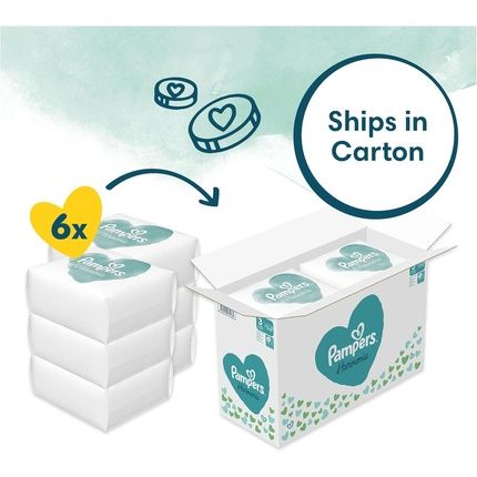 Pampers Harmonie Nappies Size 3 186 Nappies 6Kg10Kg Gentle Skin Protection Cushiony Soft