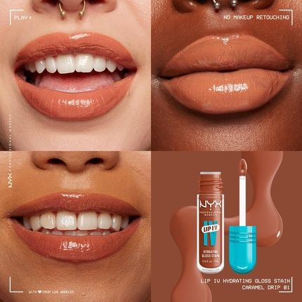 Nyx Professional Makeup Lip Iv Hydrating Gloss Stain - Up To 12Hr