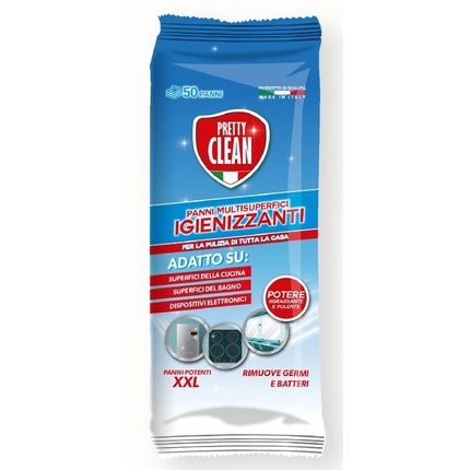Pretty Clean Disinfectant Wipes 50 Pcs Xxl