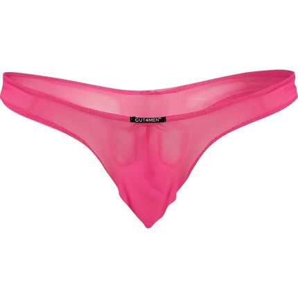 Cut4Men Men'S Underwear Enhancing Pouch Thong Provocative Fuchsia/L