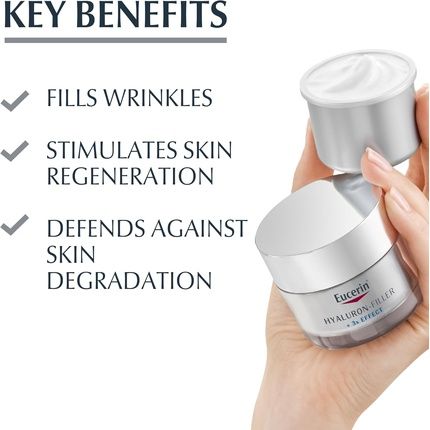 Eucerin Hyaluron-Filler Day Cream Spf 15 For Dry Skin Refill 50Ml - Anti-Wrinkle