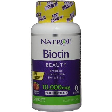 Natrol Biotin 10000Mcg Fast Dissolve Standard 60 Tablets