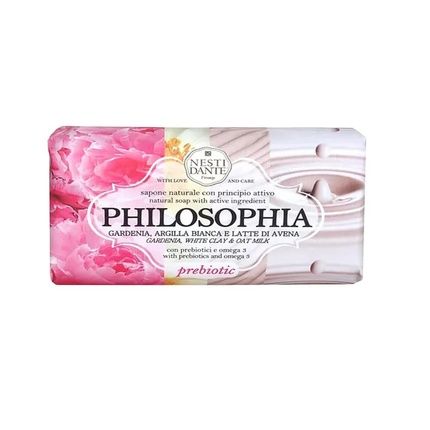 Nesti Dante Philosophia Prebiotic Gardenia, White Clay & Oat Milk Soap 250G