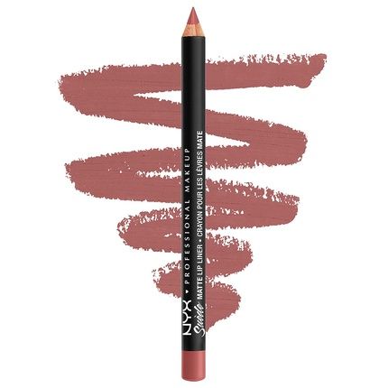 Nyx Professional Suede Matte Lip Liner Brunch Me 1 Count