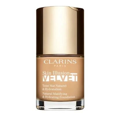 Clarins Skin Illusion Velvet Foundation 110N 30Ml Natural Matifying & Hydrating Foundation