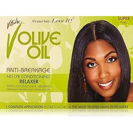 Vitale Olive Oil Sensitive Relaxer Kit Super - Gentle Hair Relaxer