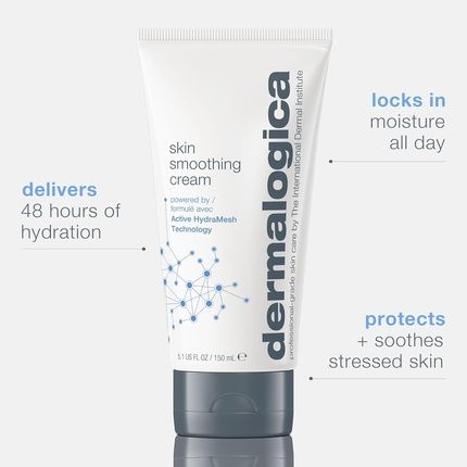 Dermalogica Skin Smoothing Cream 150Ml With Vitamin C & E 48 Hours Continuous Hydration Antioxidantrich Formula With Grape Seed Extract All Skin Types