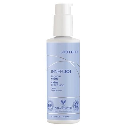 Joico Innerjoi Blowout Creme Styling For All Hair Types Sulfate & Paraben Free Vegan Formula 5.1 Fl Oz
