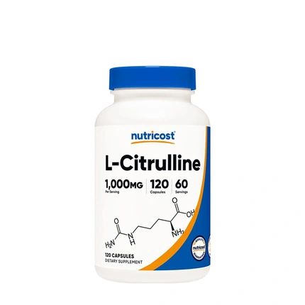 Nutricost Lcitrulline 1000 Mg Capsules 120 Count