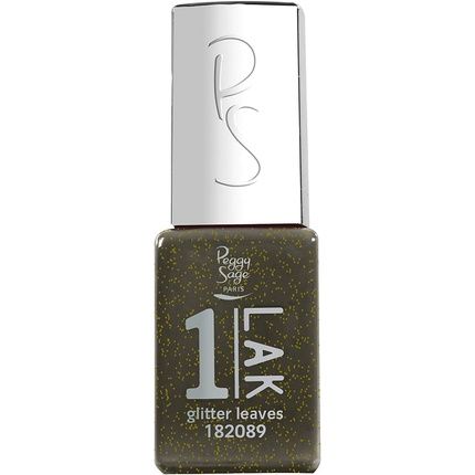 Peggy Sage One-Lak 1-Step Gel Polish Glitter Leaves 5Ml