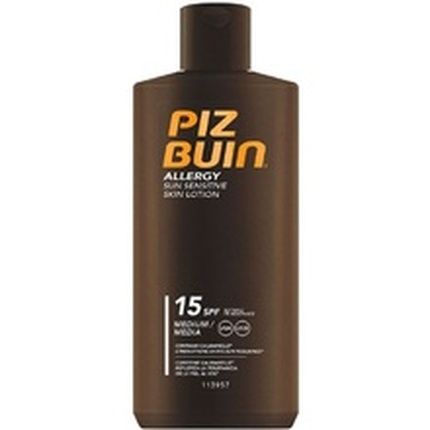 Piz Buin Allergy Sun Sensitive Skin Lotion Spf 15 200Ml Suntan Lotion For Sensitive Skin