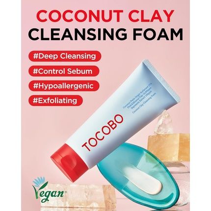 Tocobo Coconut Clay Cleansing Foam 150Ml