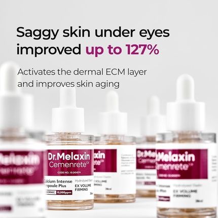 Cemenrete Calcium Ampoule Plus With Adenosine And Niacinamide For Sagging Skin - Image 3