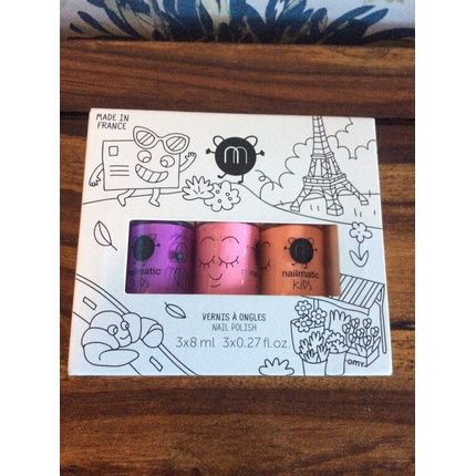 Nailmatic Kids Nail Polish Set 3X 8Ml