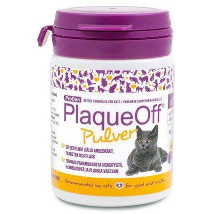 Swedencare Plaqueoff Animal Cat 40 Grams Dental Care For Cats