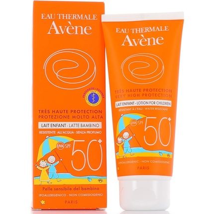 Avene Sensitive Skin Spf 50+ Protective Sunscreen Milk For Children 100Ml