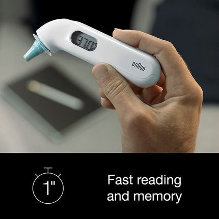 Braun Thermoscan 3 Ear Thermometer Professional Accuracy With Audio Fever Indicator Irt3030 - Image 3