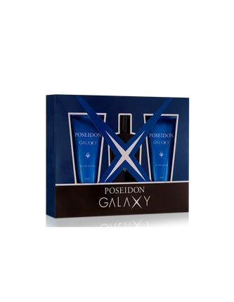 Poseidon Instituto Espaol Poseidon Galaxy Eau De Toilette Set With After Shave And Bath Gel - Image 3