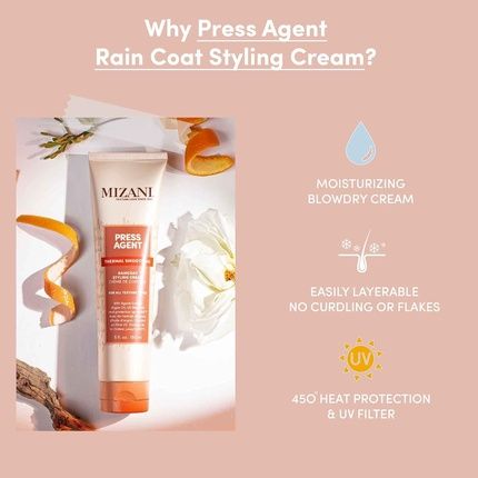 Mizani Press Agent Raincoat Styling Cream Moisturizes And Protects Hair - Image 3