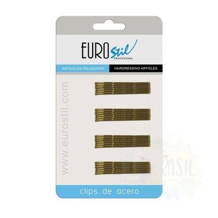 Eurostil Bronze Clips Ondina 50Mm 24Un