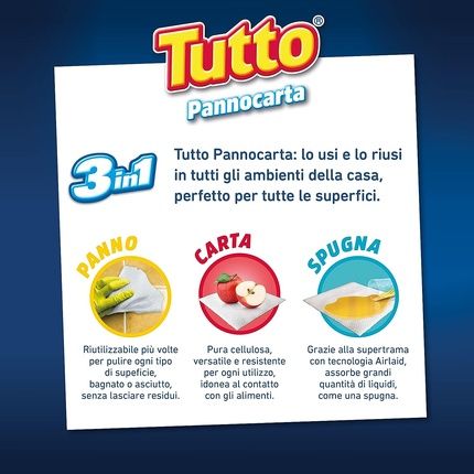 Tutto Pannocarta 3In1 - Pack Of 2