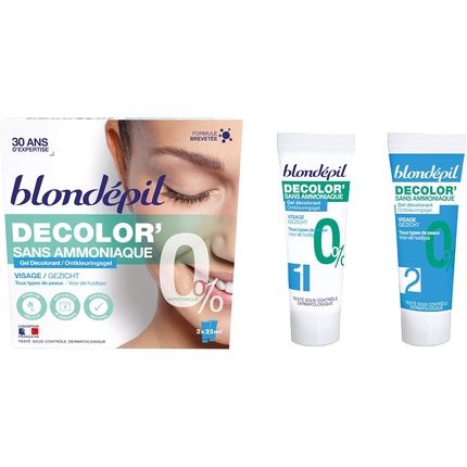 Blondepil Gel Colour Remover Without Ammonia For Face 25Ml - Pack Of 2