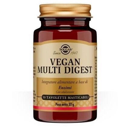 Solgar Vegan Multi Digestive Aid Supplement 50 Tablets