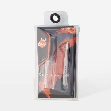 Staleks Expert 10 Type 2 Eyebrow Tweezers Te-10/2 Narrow Straight Edges