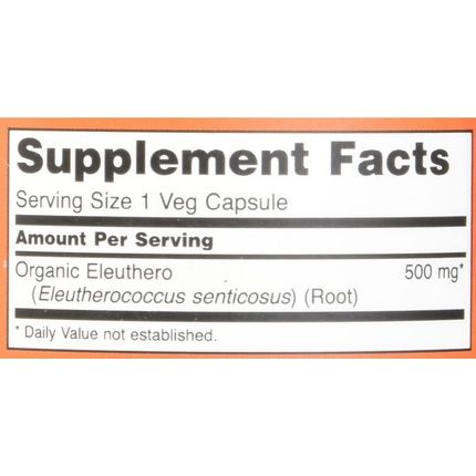 Now Foods Eleuthero 250 Vcapsules 500Mg - Image 3