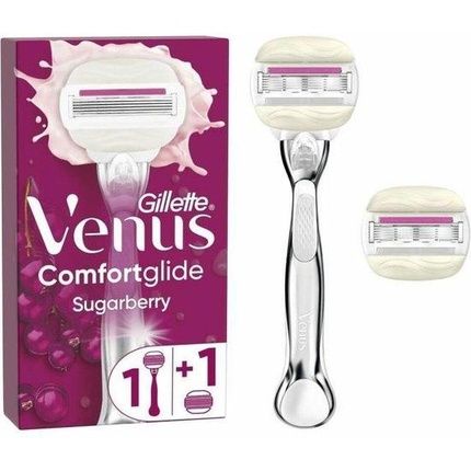 Gillette Woman Comfortglide Sugarberry Shaving System 1 Blade