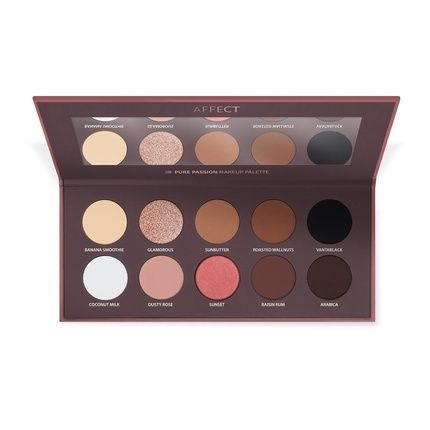 Affect Pure Passion Pressed Eyeshadow Palette - 10 Shades, 2-2.5G Each