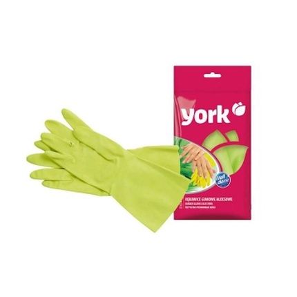 York Aloe Rubber Gloves Size S 1 Pair