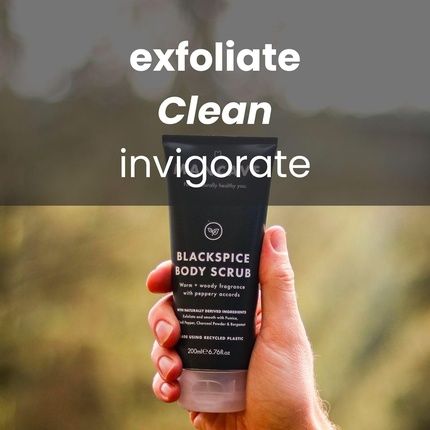 Mancave Blackspice Body Scrub 200Ml For Men - Image 3