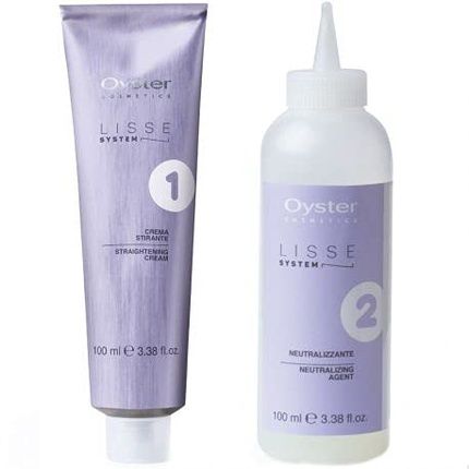 Oyster Cosmetics Lisse System Professional Smoothing Set With Permanent Ironing System 200Ml