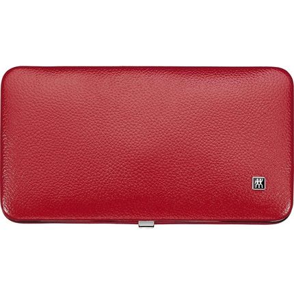 Henckels Twinox Manicure Set Dauphine Red Z Comp 7 Pieces Combs Nail Cleaner Tweezers Nn File Di I