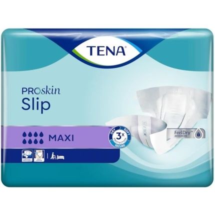 Tena Proskin Maxi Incontinence Slip Size Xl 24 Pieces Multi-Colored Pack Of 24