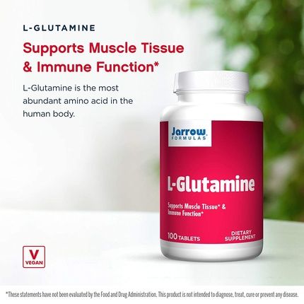 L-Glutamine 100 Tablets Jr Vegan - Image 3