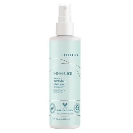 Joico Innerjoi Hydrate Detangler For Dry Tangled Hair Sulfate & Paraben Free Vegan Formula 6.7 Fl Oz