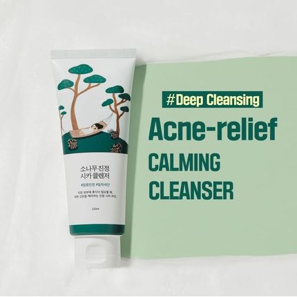 Round Lab Pine Calming Cica Cleanser 5.07 Fl Oz Refreshing Face Wash For Acne