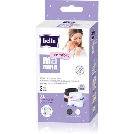 Bella Mamma Comfort Postpartum Panties Xl 2 Pcs