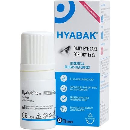 Hyabak Eye Drops Moisturising And Refreshing Drops 10Ml