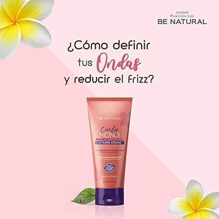 Be Natural Curly Monoi Styling Cream 200Ml - Image 3
